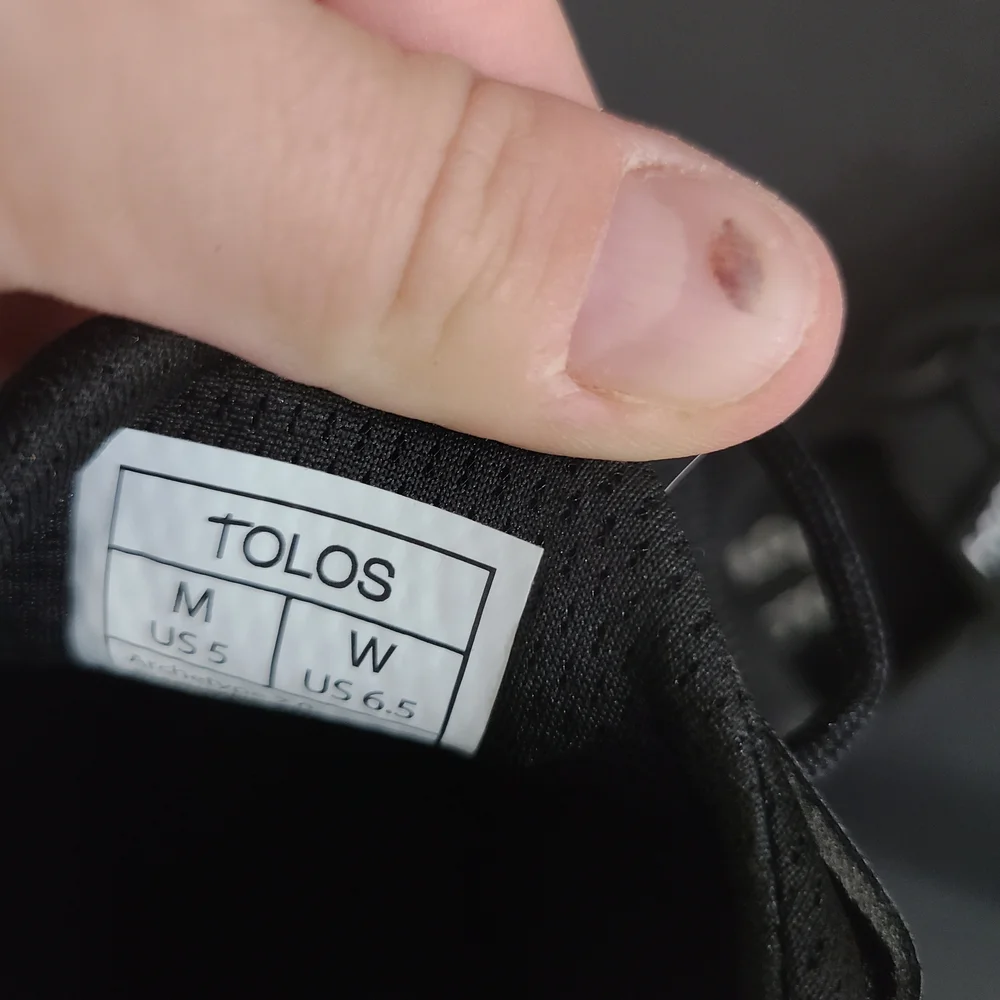 Tolos Lace Up Shoes Barefoot Women Size 6.5/Men Size 5 In Black